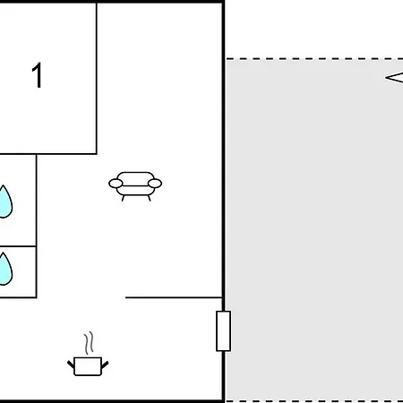 Dom wakacyjny Lovely In St Urbain With Kitchen Saint-Urbain (Vendee)